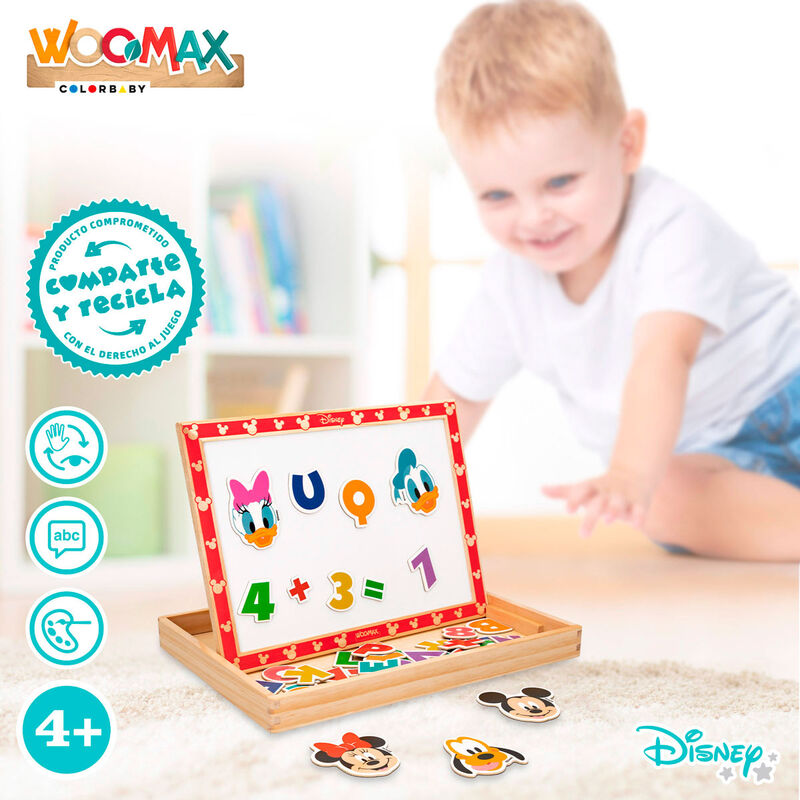 Quadro magnético de madeira da Disney