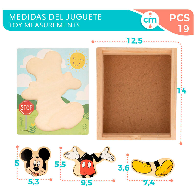 Mickey Mouse wooden puzzle