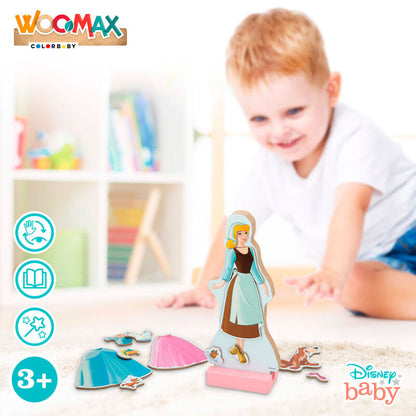 Magnetic wooden set Cinderella dresses Disney