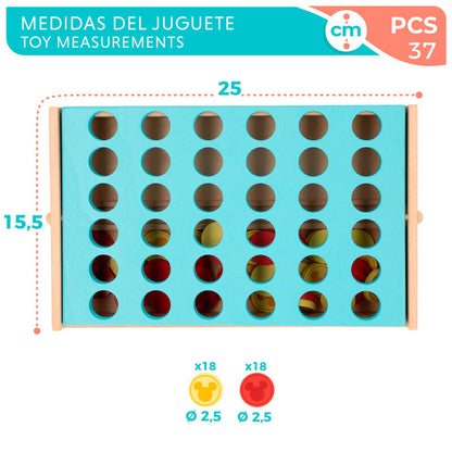 Disney Wooden Connect Four Game