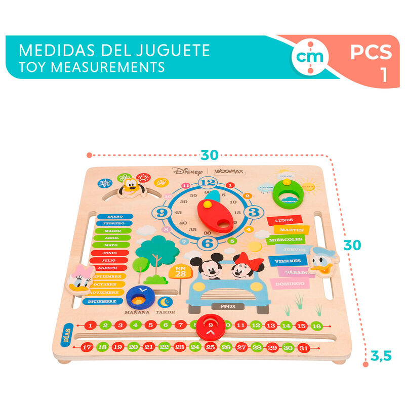 Jeu éducatif du calendrier Disney