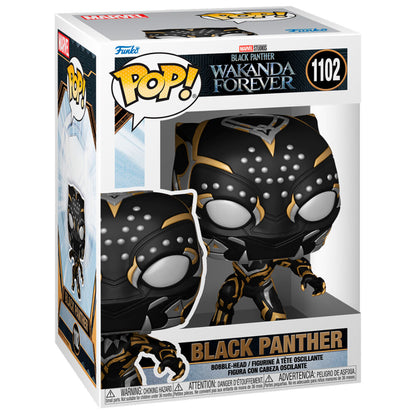 Figura POP de Black Panther de Marvel Wakanda Forever Black Panther
