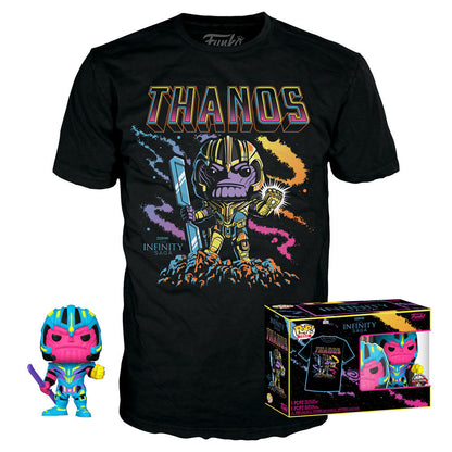 pop figure & tee set marvel infinity saga thanos exclusive
