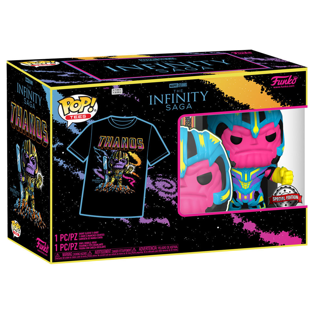POP Figure & Tee Set Marvel Infinity Saga Thanos Exclusive