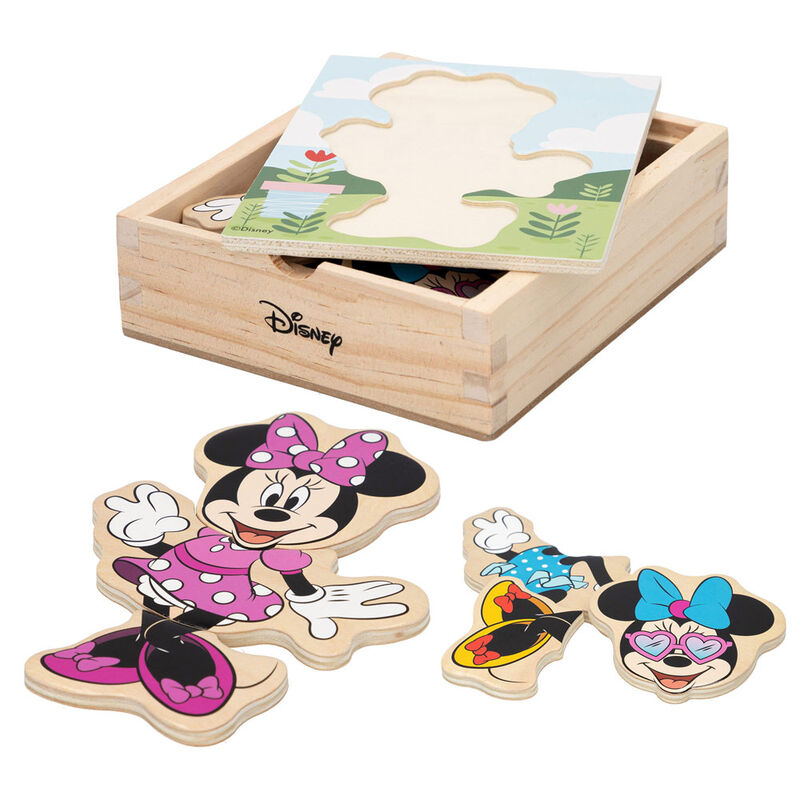 disney minnie wooden puzzle 19pcs