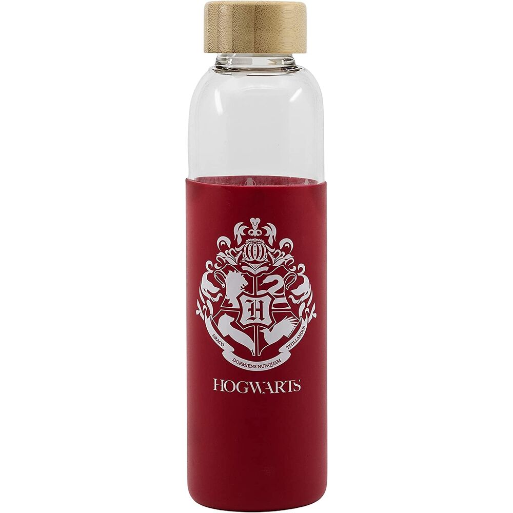 harry potter glass bottle with silicone sleeve  585ml