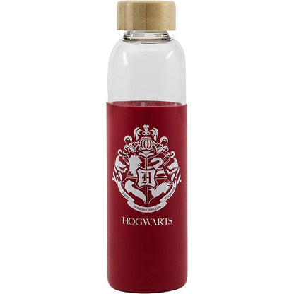harry potter glass bottle with silicone sleeve  585ml