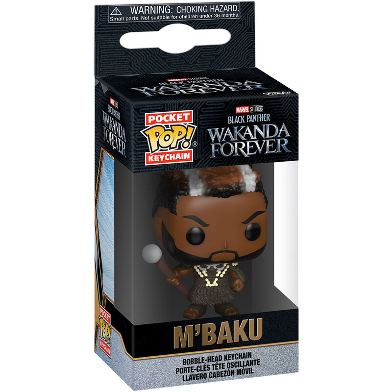Chaveiro Pocket POP Marvel Pantera Negra Wakanda Para Sempre M Baku
