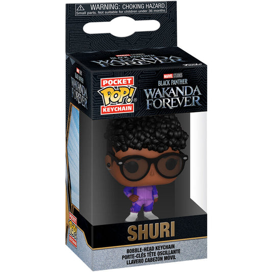 Portachiavi Pocket POP Marvel Black Panther Wakanda Forever Shuri