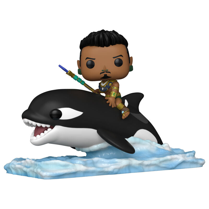 pop figure marvel black panther wakanda forever namor with orca