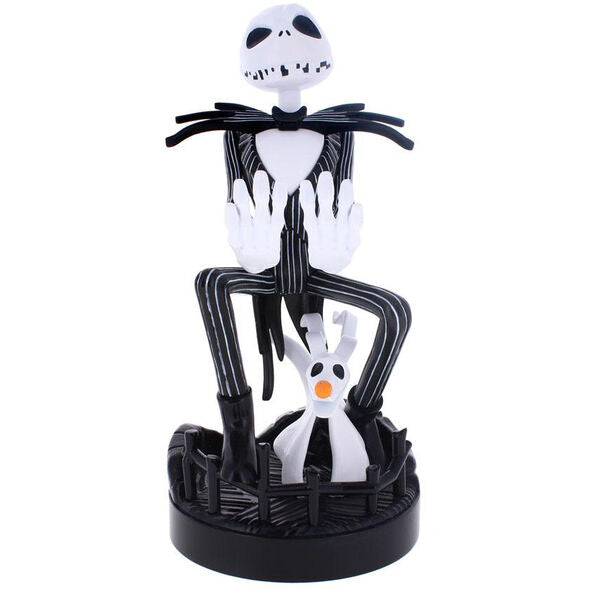 cable guy jack skellington figure holder stand from disney's nightmare before christmas  21cm