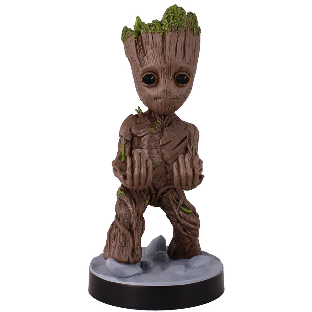 cable guy groot figure support stand from guardians of the galaxy marvel 21cm