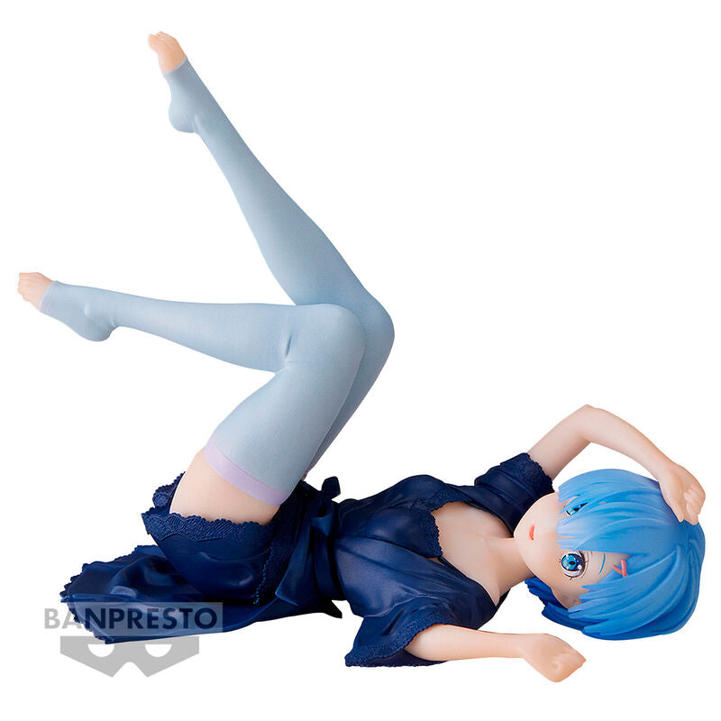 figure rem dressing gown relax time re:zero starting life in another world 10cm