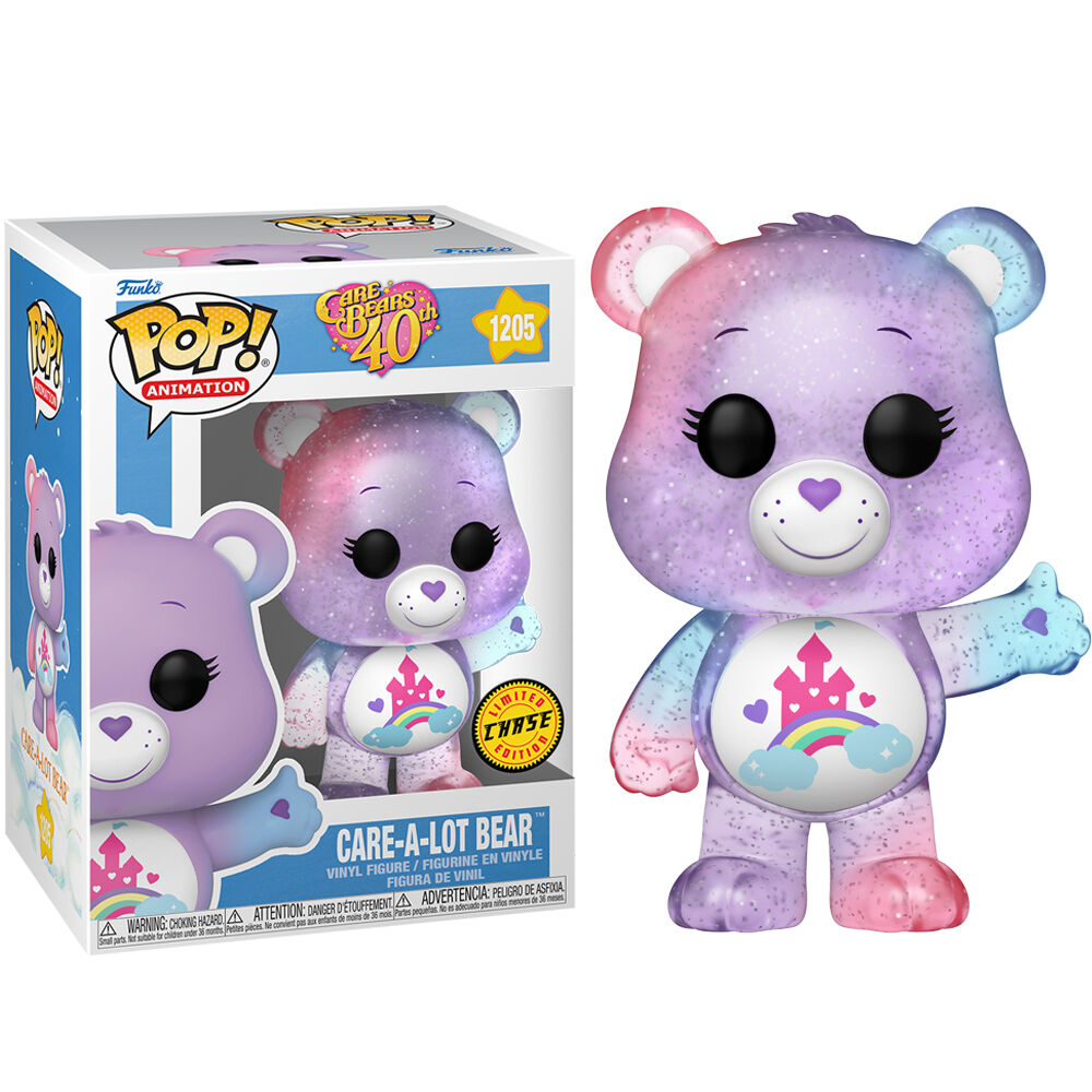 Care Bears 40th Anniversary Care a Lot Bear Chase POP Figure