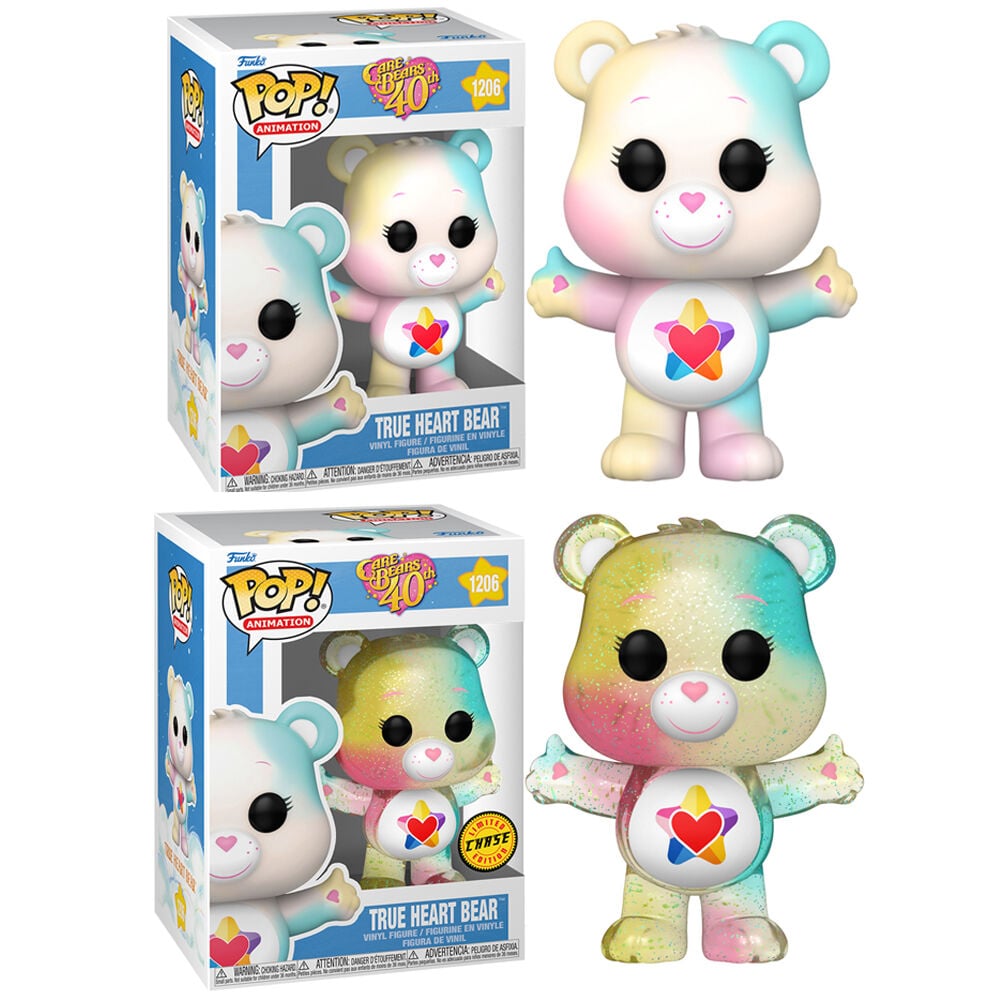 POP Figure Care Bears 40th Anniversary True Heart Bear 5 1 Chase