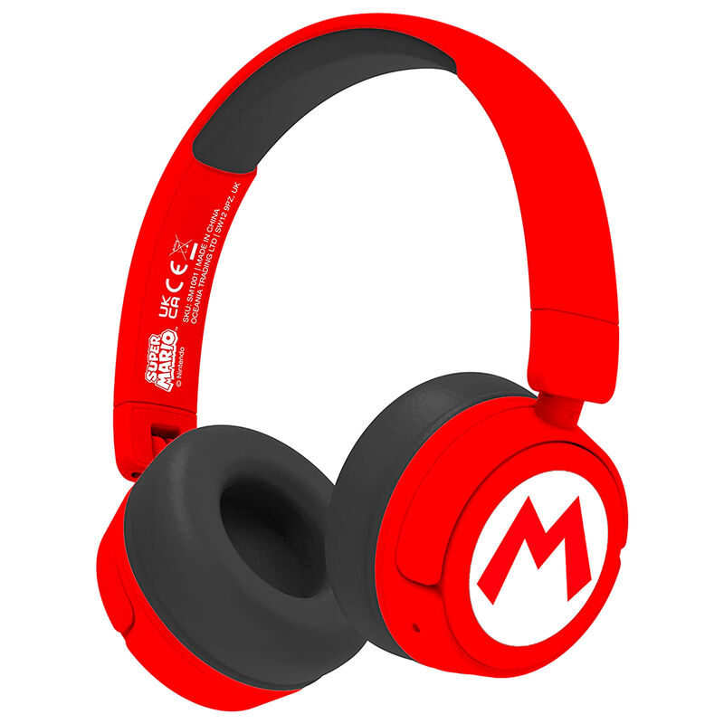 super mario bros logo wireless headphones for kids