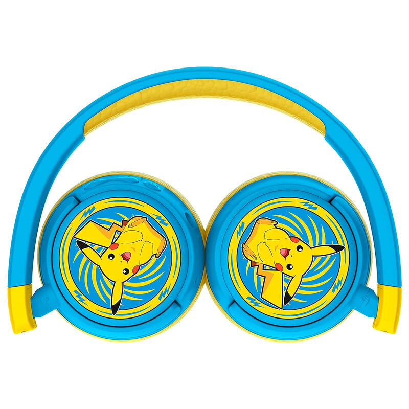 Fones de ouvido sem fio Pikachu Pokémon para crianças