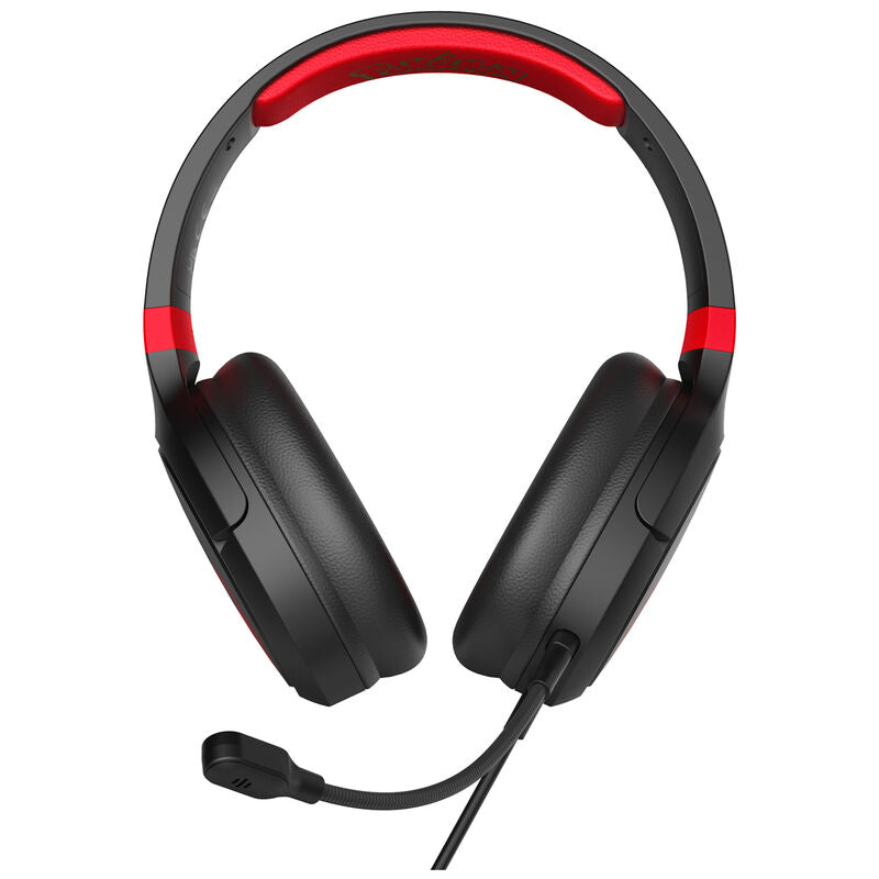 Pokeball Black and Red Pokemon gaming headphones