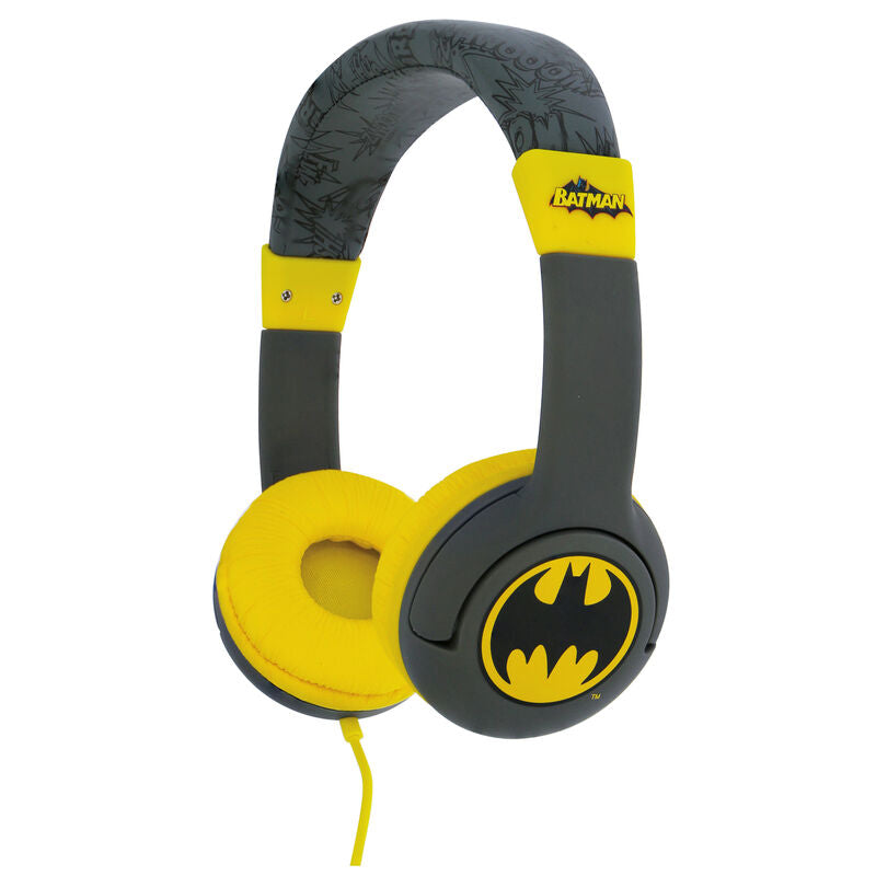 Fones de ouvido infantis do Batman da DC Comics