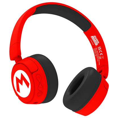 Super Mario Bros Logo Wireless Headphones for Kids