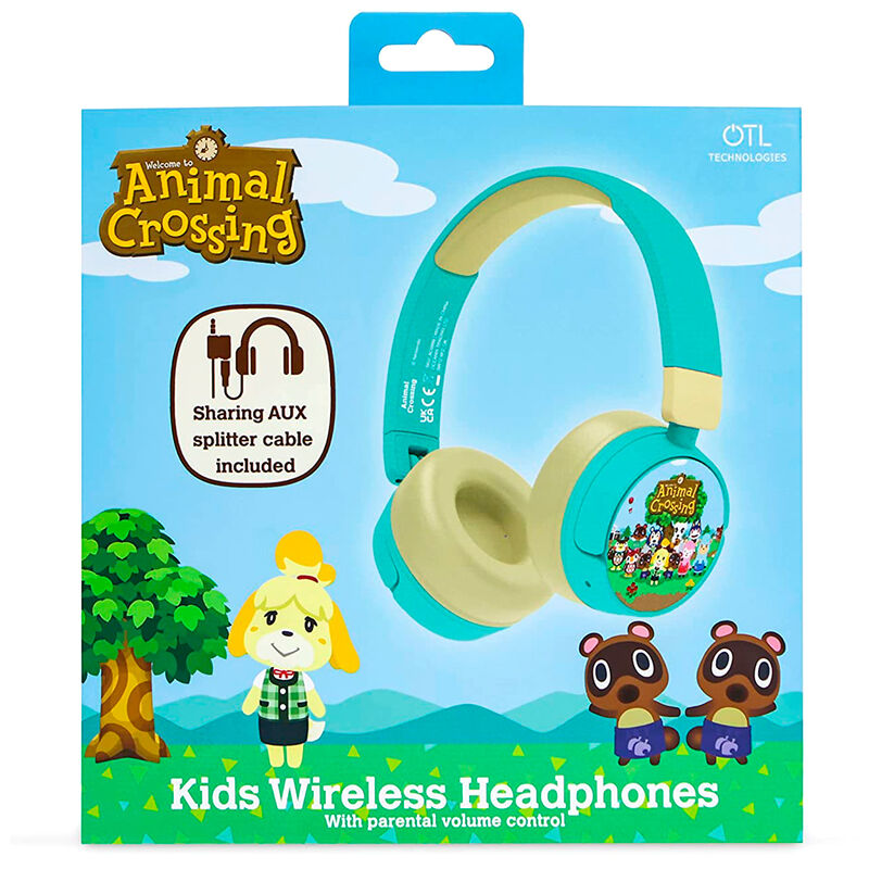Cuffie wireless Animal Crossing per bambini
