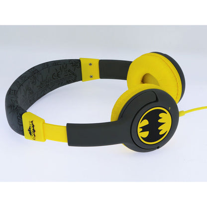 Fones de ouvido infantis do Batman da DC Comics