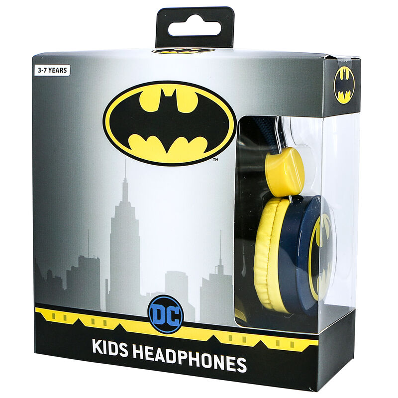children's headphones batman logo dc comics