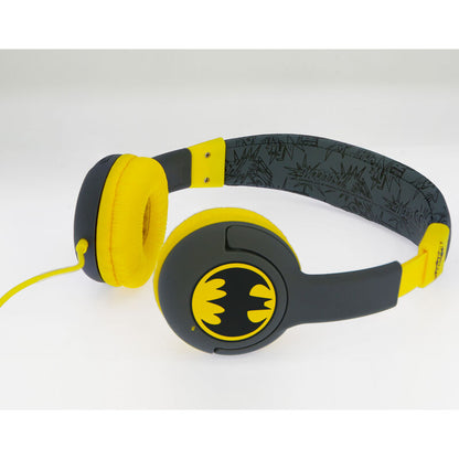 Fones de ouvido infantis do Batman da DC Comics