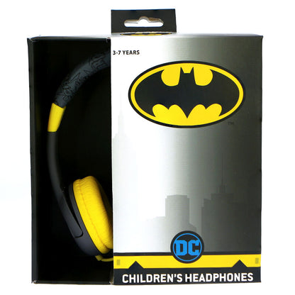 Fones de ouvido infantis do Batman da DC Comics