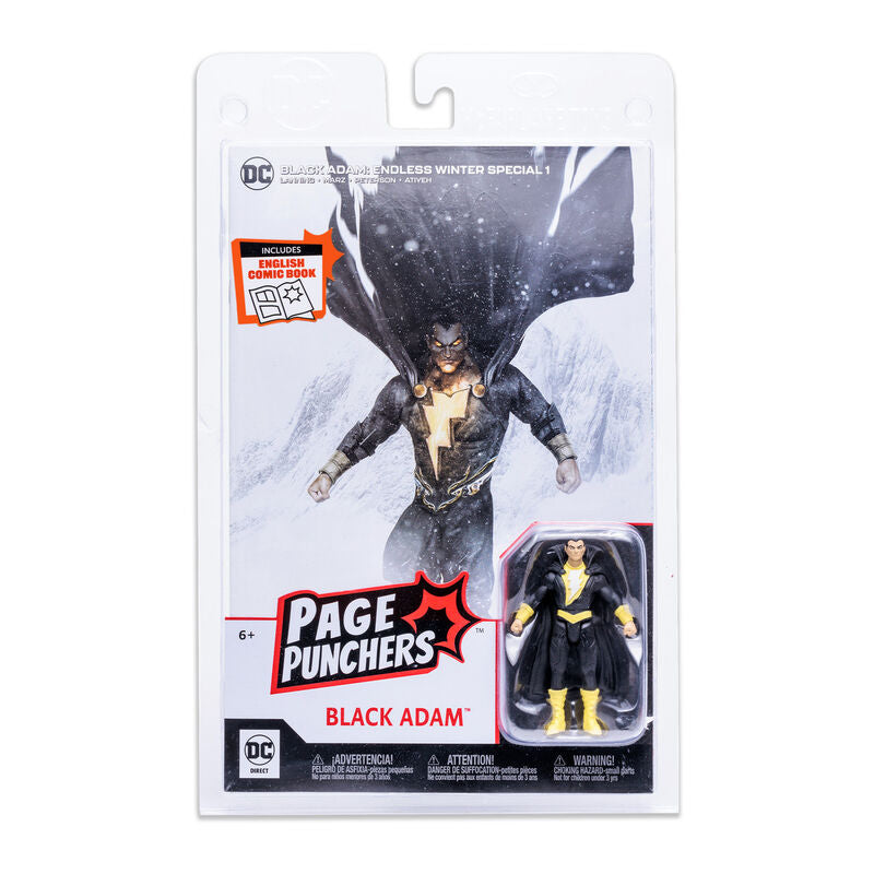 figure black adam  comic endgless dc comics 7cm
