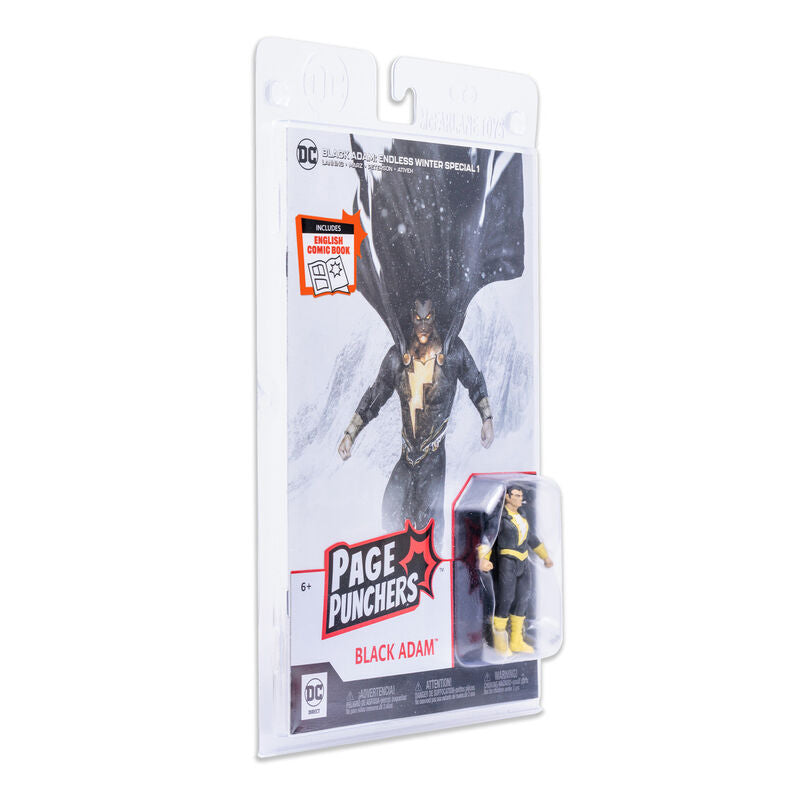 Figur Black Adam + Comic Endgless DC Comics 7cm