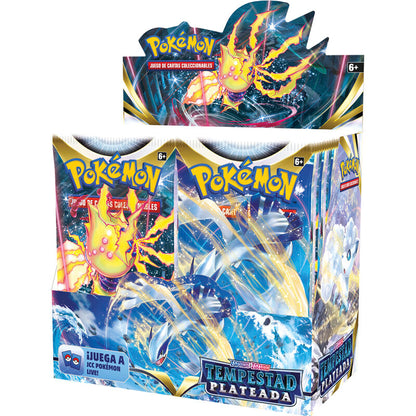 Karty Pokemon Miecz i Tarcza Srebrnej Tempest w języku hiszpańskim