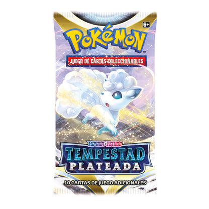 Karty Pokemon Miecz i Tarcza Srebrnej Tempest w języku hiszpańskim