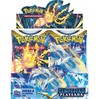 Karty Pokemon Miecz i Tarcza Srebrnej Tempest w języku hiszpańskim