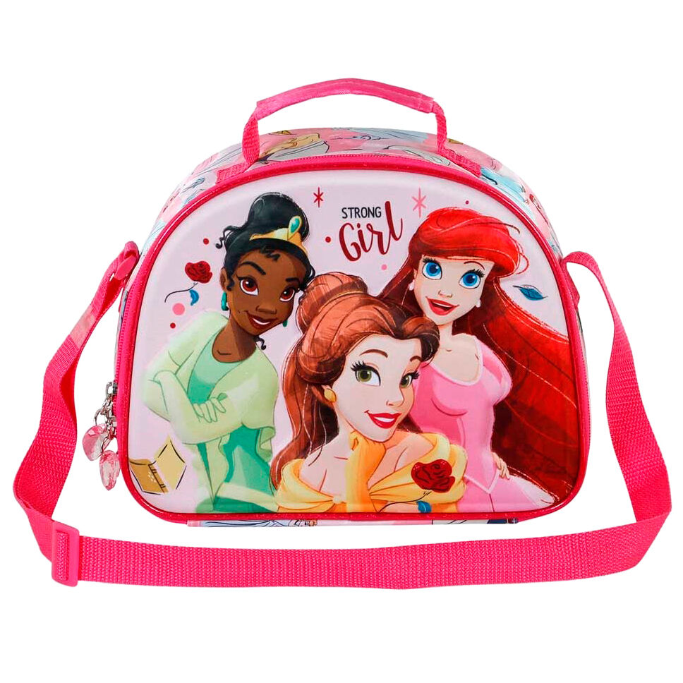 3d strong disney princesses lunch bag