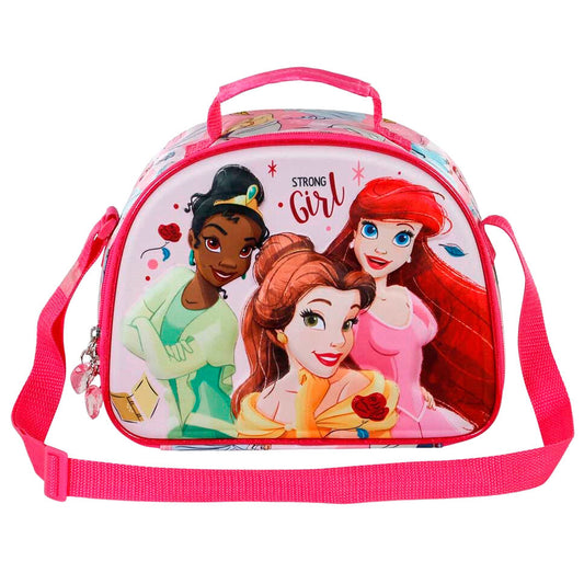 3d strong disney princesses lunch bag