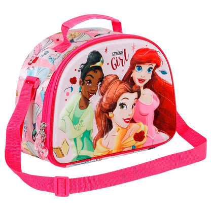Borsa per il pranzo 3D resistente con le principesse Disney