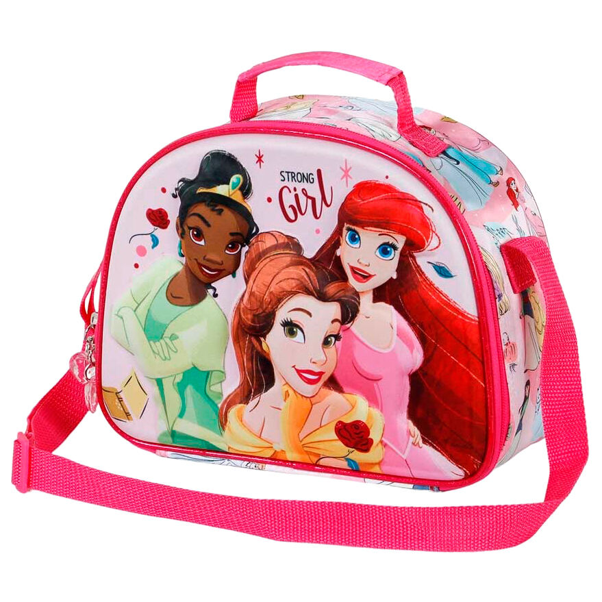 Borsa per il pranzo 3D resistente con le principesse Disney