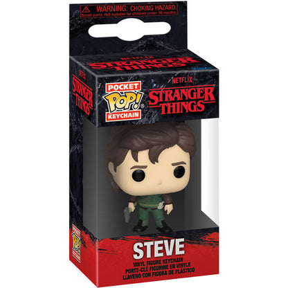 pocket pop stranger things hunter steve keychain