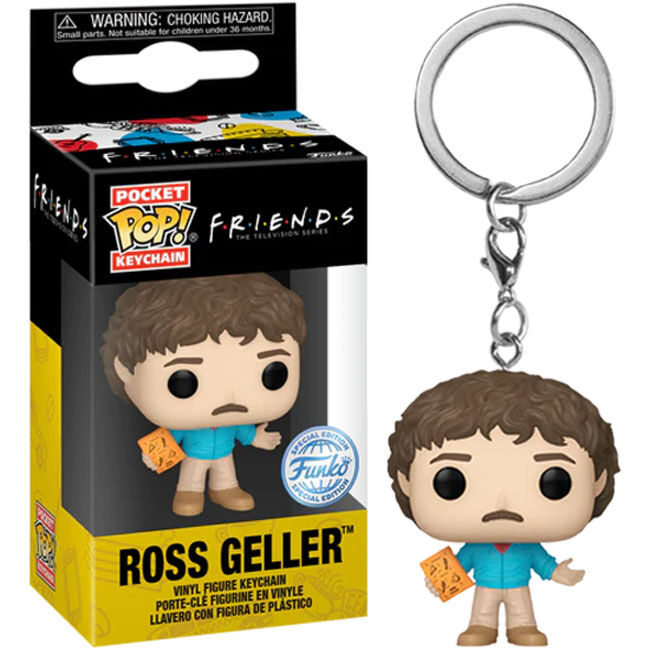 pocket pop friends ross geller exclusive keychain