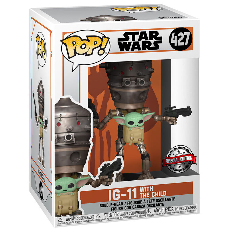 POP figure & Tee set Star Wars IG 11 With the Child Exclusive