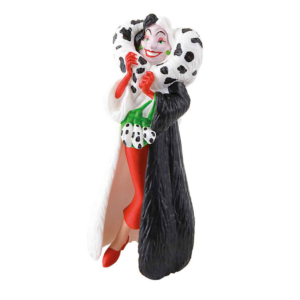 cruella de vil figure 101 dalmatians disney 9cm
