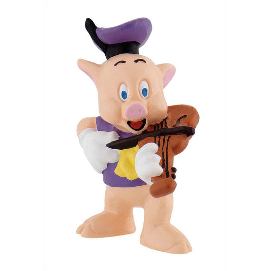 violin pig figure the 3 little pigs 6cm