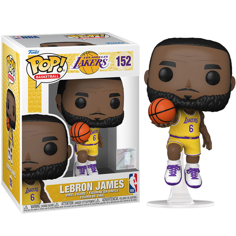 Figura POP de la NBA de LeBron James de Los Angeles Lakers