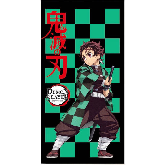 tanjiro kamado demon slayer kimetsu no yaiba microfiber towel