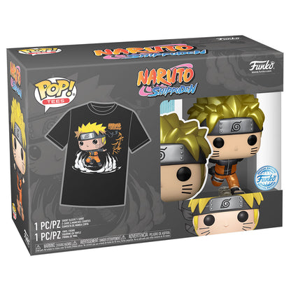 Set composto da statuetta POP e maglietta Naruto Shippuden Esclusiva