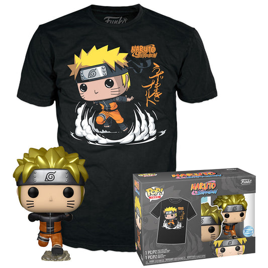 pop figure & tee set naruto shippuden exclusive