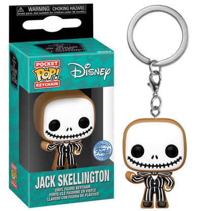 Pocket POP Disney Nightmare Before Christmas Jack Skellington Gingerbread Exclusive Keychain