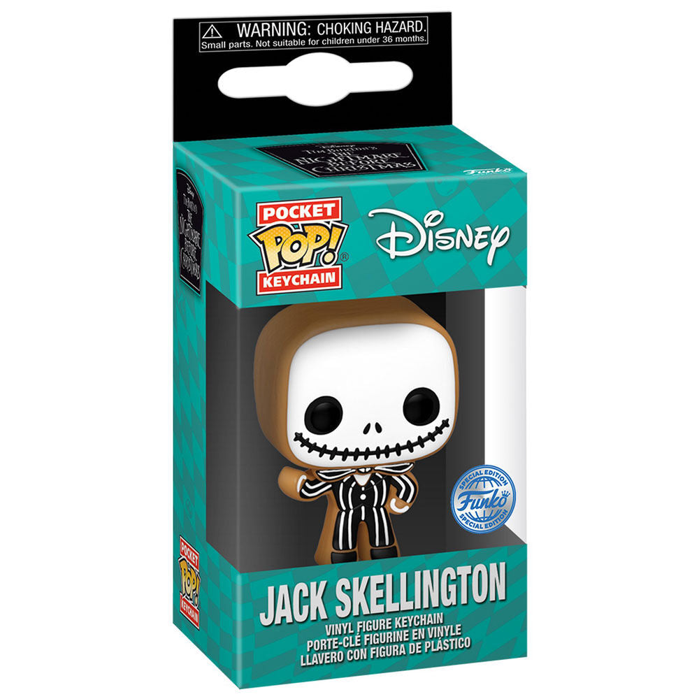 pocket pop disney nightmare before christmas jack skellington gingerbread exclusive keychain