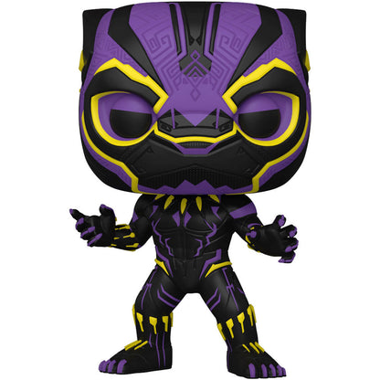 Set composto da statuetta POP e maglietta Marvel Wakanda Forever Black Panther Esclusiva